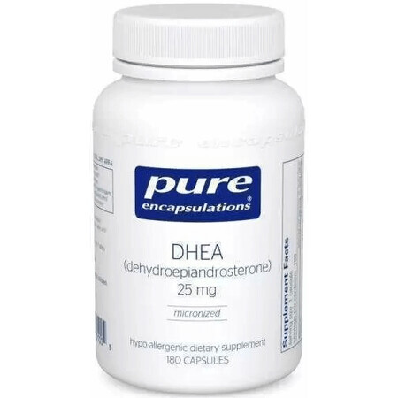 Дієтична добавка Pure Encapsulations ДГЕА, 25 мг, 180 капсул