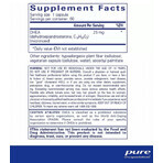 Диетическая добавка Pure Encapsulations Дегидроэпиандростерон, 25 мг, 60 капсул: цены и характеристики