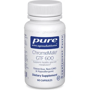 Дієтична добавка Pure Encapsulations Унікальний полінікотінат хрому, 60 капсул