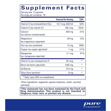  Витамины при остеопорозе Pure Encapsulations, 350 капсул: цены и характеристики