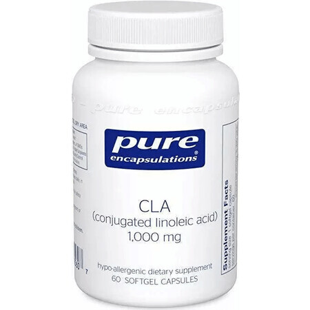 Дієтична добавка Pure Encapsulations Кон'югована лінолева кислота, 1000 мг, 60 гелевих капсул