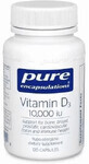 Дієтична добавка Pure Encapsulations Вітамін D3, 10,000 МО, 120 капсул