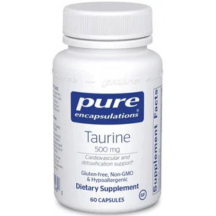 Диетическая добавка Pure Encapsulations Таурин, 500 мг, 60 капсул
