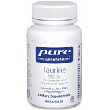 Дієтична добавка Pure Encapsulations Таурин, 500 мг, 60 капсул