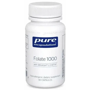 Дієтична добавка Pure Encapsulations Фолат,1000 мг, 90 капсул