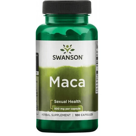 Диетическая добавка Swanson Мака, 500 мг, 100 капсул