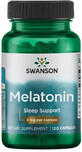 Дієтична добавка Swanson Мелатонін,3 мг, 120 капсул