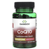 Дієтична добавка Swanson Ультра коензим Q10, 100 мг, 100 гелевих капсул