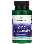 Диетическая добавка Swanson Цинк глюконат 30 мг, 250 таблеток: цены и характеристики