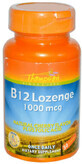 Диетическая добавка Thompson Витамин B12, 1000 мкг, 30 леденцов
