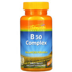 Диетическая добавка Thompson Комплекс витаминов В-50, 60 капсул: цены и характеристики