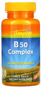 Дієтична добавка Thompson Комплекс вітамінів В-50, 60 капсул