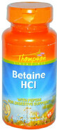 Дієтична добавка Thompson Бетаїну гідрохлорид, 90 таблеток