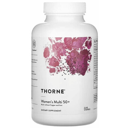 Мультивитамины для женщин Thorne Research 50+, 180 капсул