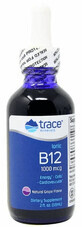 Диетическая добавка Trace Minerals Ионный витамин B12, 1000 мкг, 59 мл