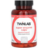 Супер энзимы, Super Enzyme, Twinlab, 50 капсул
