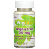 Диетическая добавка VegLife Железо растительного происхождения, 25 мг, 100 таблеток
