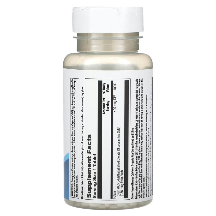 Диетическая добавка KAL Метилфолат таблетки 400 мкг №90: цены и характеристики