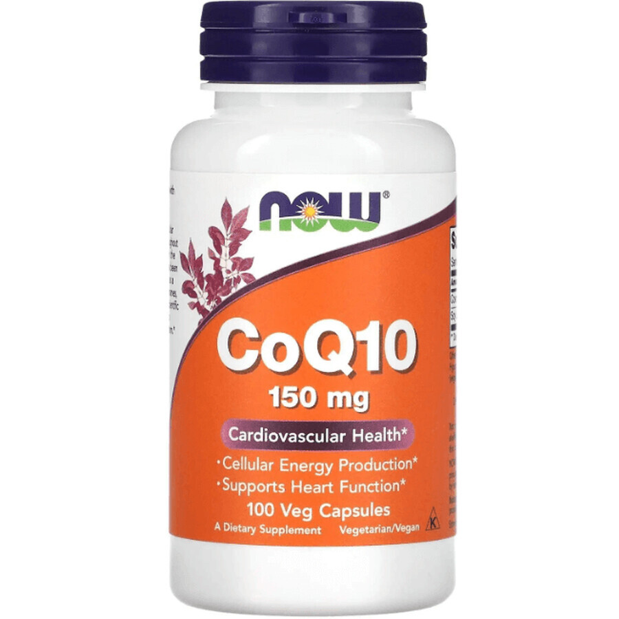 Коэнзим Q10 (CoQ10) Now Foods 150 мг, 100 капсул: ціни та характеристики