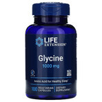 Гліцин Life Extension Glycine 1000 mg капсули флакон 100 шт : ціни та характеристики