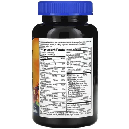Вітаміни для чоловіків Nature's Way Men's Gummy таблетки жувальні флакон, 75 шт.: ціни та характеристики