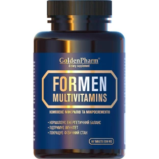 Мультивитамины для мужчин Golden Pharm табл. №60