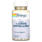 L-лизин монолаурин 1:1 Solaray капсулы для поддержания иммунитета флакон 60 шт: цены и характеристики