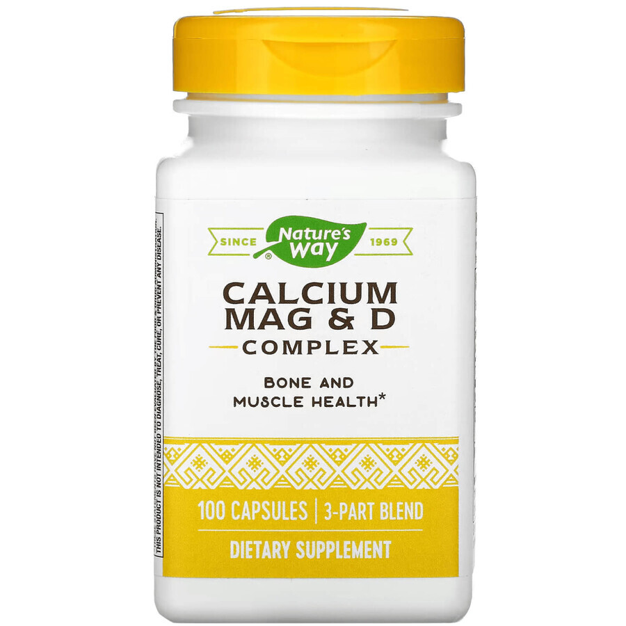 Кальций-магний-витамин D Nature's Way капсулы №100: цены и характеристики