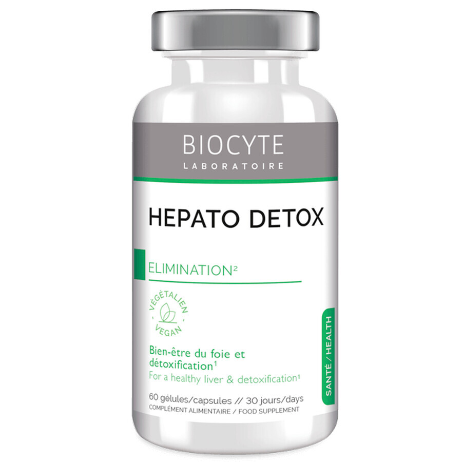 Biocytе HEPATO DETOX Детоксикация печени: Очистка и защита печени, 60 капсул: цены и характеристики