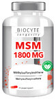 Biocytе MSM 1800 мг Против воспаления: Противовоспалительное действие для колита, артрита и других заболеваний, 90 капсул