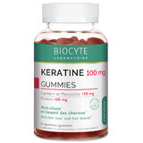Biocytе KERATINE  GUMMIES комплекс Кератину, вітамінів та мінералів: Зміцнення та краса волосся, 60 цукерок