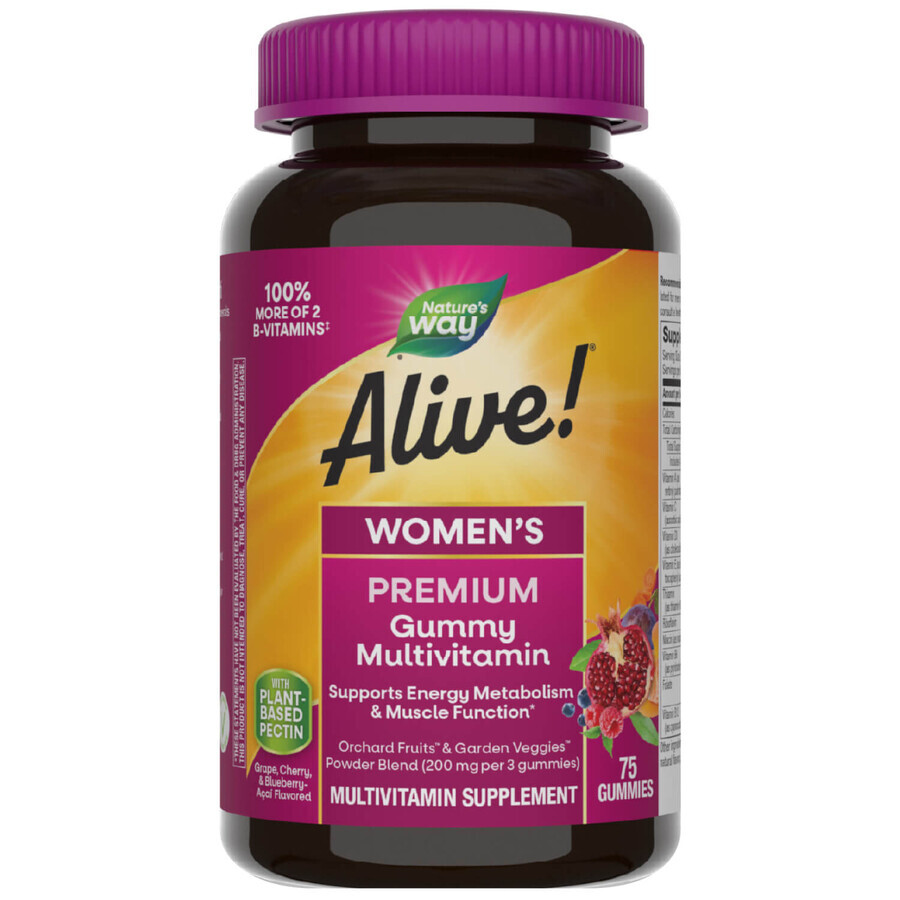 Вітаміни для жінок Nature's Way Women's Gummy таблетки жувальні флакон 75 шт: ціни та характеристики