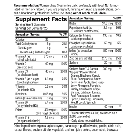 Вітаміни для жінок Nature's Way Women's Gummy таблетки жувальні флакон 75 шт: ціни та характеристики