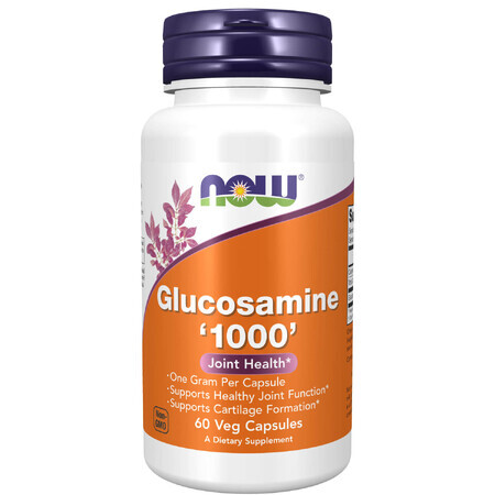 Глюкозамін NOW Foods 1000 mg капсули флакон 60 шт