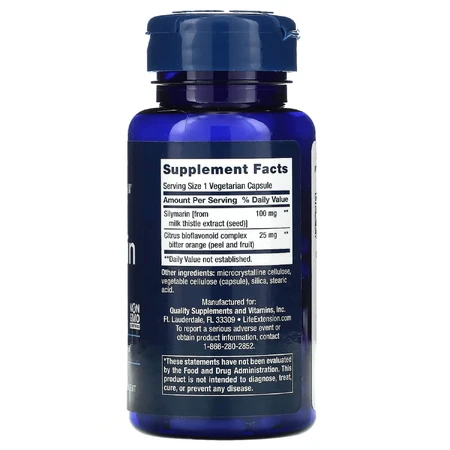 Силімарин Life Extension Silymarin 100 mg капсули 100 мг №90: ціни та характеристики