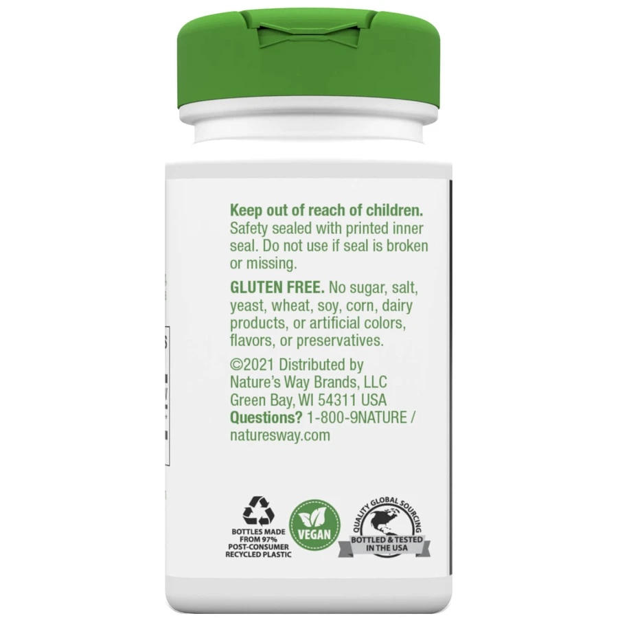 Авраамово дерево Natures Way Vitex (Fruit) капсулы для поддержки женского месячного цикла №100: цены и характеристики