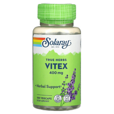 Екстракт ягід Vitex Solaray капсули по 400 мг №100
