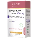 Biocytе HYALURONIC JOUR/NUIT 400 мг Гиалуроновая + Гамма-аминокислота: Увлажнение и упругость кожи, 60 капсул (день/ночь)