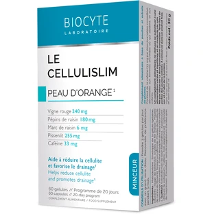 Biocytе KETO CELLULITE Зменшення Целюліту та Виведення Зайвої Води: Рослинні Екстракти, 60 капсул