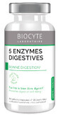 Biocytе 5 ENZYMES  DIGESTIVES Поліпшення Травлення: 5 Травних Ензимів, 60 капсул