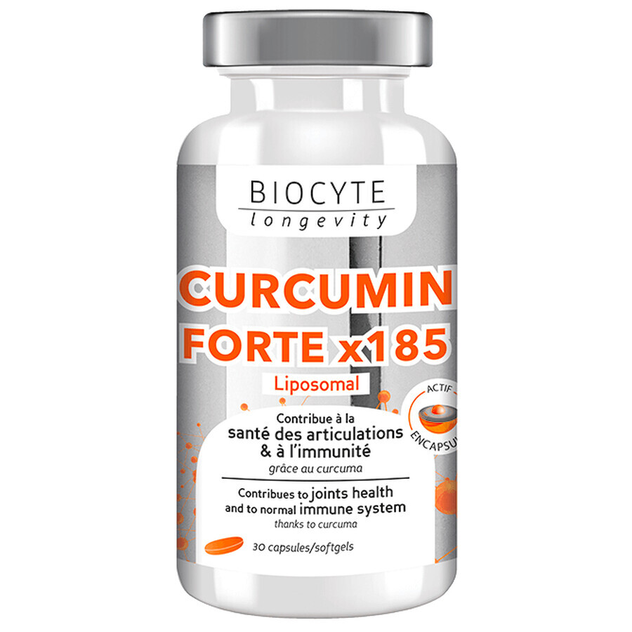 Biocyte CURCUMIN FORTE × 185 Куркума: Нормализация суставов и улучшение подвижности, 30 капсул: цены и характеристики