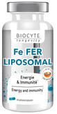 Biocytе FE FER LIPOSOMAL Залізо + Вітаміни C та B12: Сприяє утворенню еритроцитів та гемоглобіну, 30 капсул