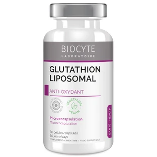 Biocytе GLUTATHION LIPOSOMAL Глутатион + Витамин С: Защита клеток от окислительного стресса и поддержка иммунной системы, 30 капсул