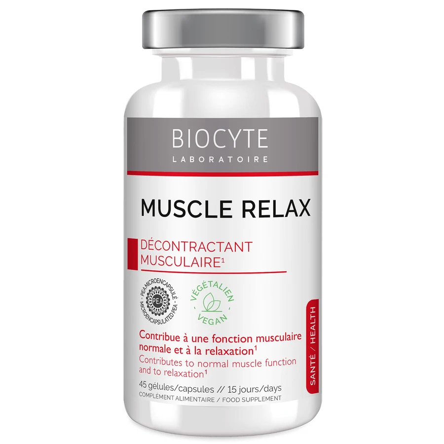 Biocytе MUSCLE RELAX LIPOSOMAL PEA: Против мышечного дискомфорта, 45 капсул: цены и характеристики