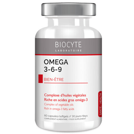 Biocytе OMEGA 3-6-9 Омега 3-6-9: Общее самочувствие, 60 капсул