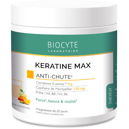 Biocytе KERATINE MAX Кератин: Повернення сили та об’єму волоссю, 20 порцій