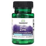 Цинк, Albion Zinc, Swanson, 30 мг, 90 капсул
