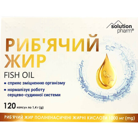 Риб'ячий жир 1000 мг Solution Pharm капс. №120