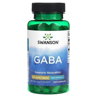 ГАМК гамма-аміномасляна кислота Swanson GABA 500 mg №100