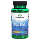 ГАМК гамма-аминомасляная кислота Swanson GABA 500 mg капсулы №100